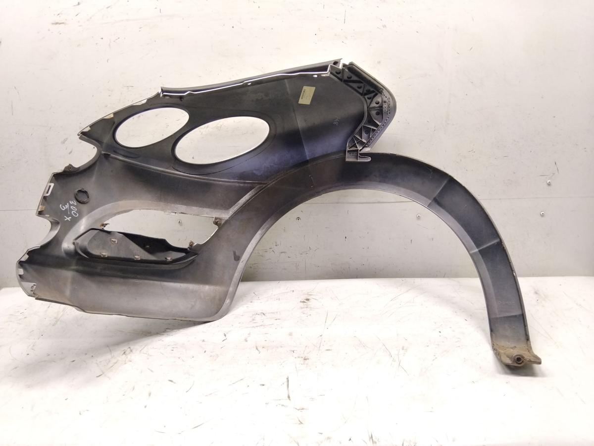 Smart ForFour original Kotfl&uuml;gel Sto&szlig;stangenecke vorn rechts silber Bj.2004