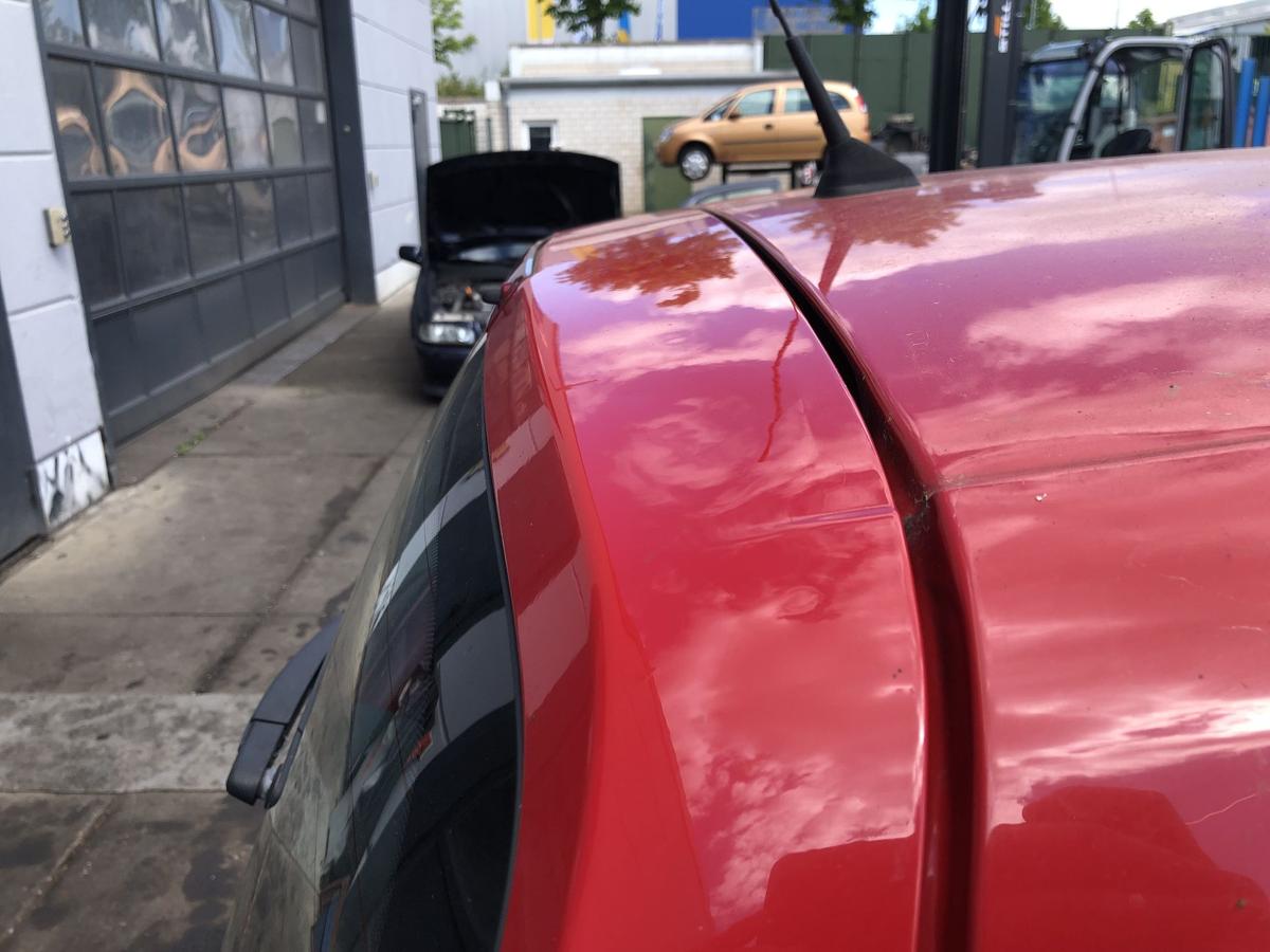 Renault Twingo II original Heckklappe mit Scheibe OV727 Spanischrot Bj2010