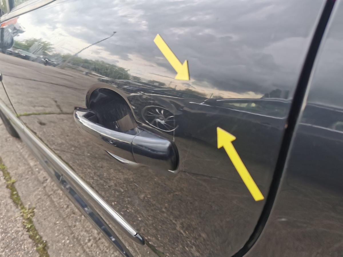 Peugeot 207SW Tür Autotür Rohbautür hinten links Kombi EXL Obsidianschwarz TEXT