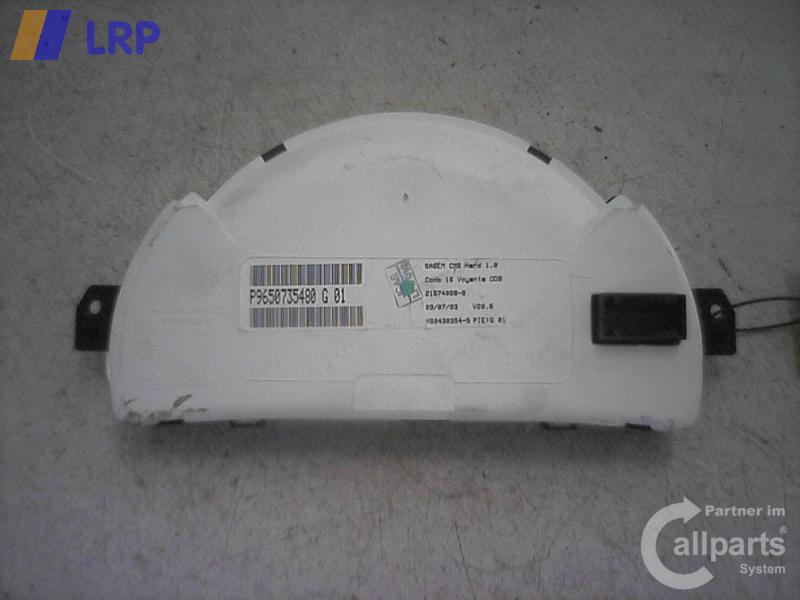 Citroen C3 original Kombiinstrument Tacho 216740686 SAGEM BJ2003