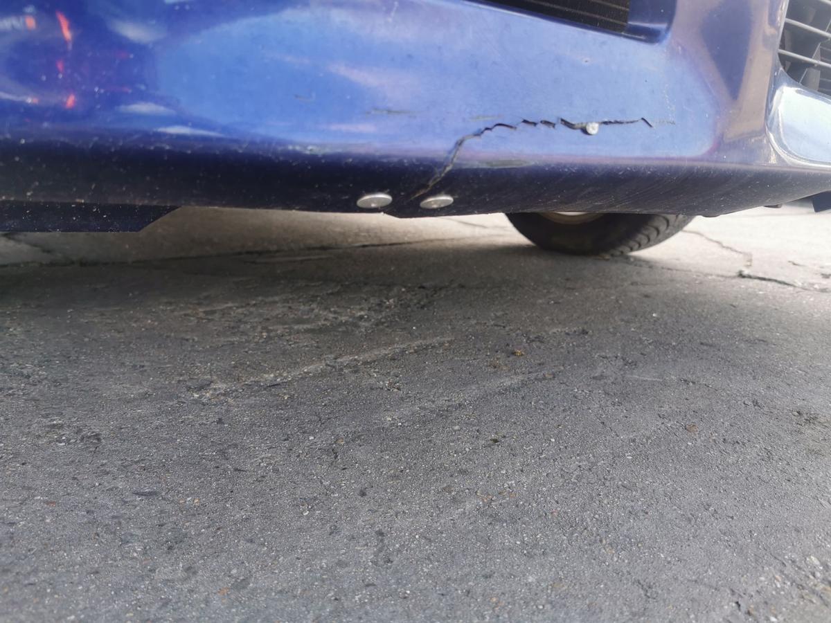 Mitsubishi Space Star DG0 Stossf&auml;nger Stossstange vorn defekt T18-Virtual Blue