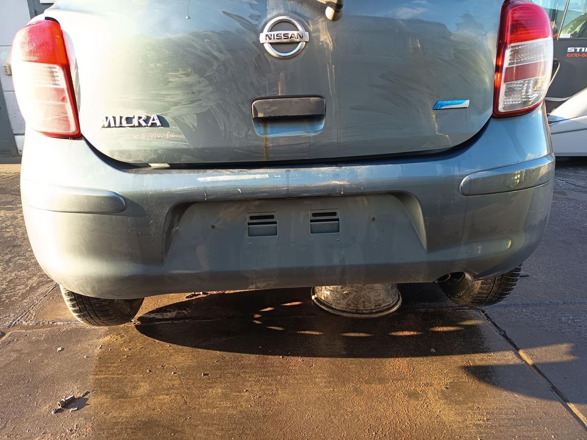 Nissan Micra K13 orig Sto&szlig;stange hinten Sto&szlig;f&auml;nger FAA Green bis Bj 2013