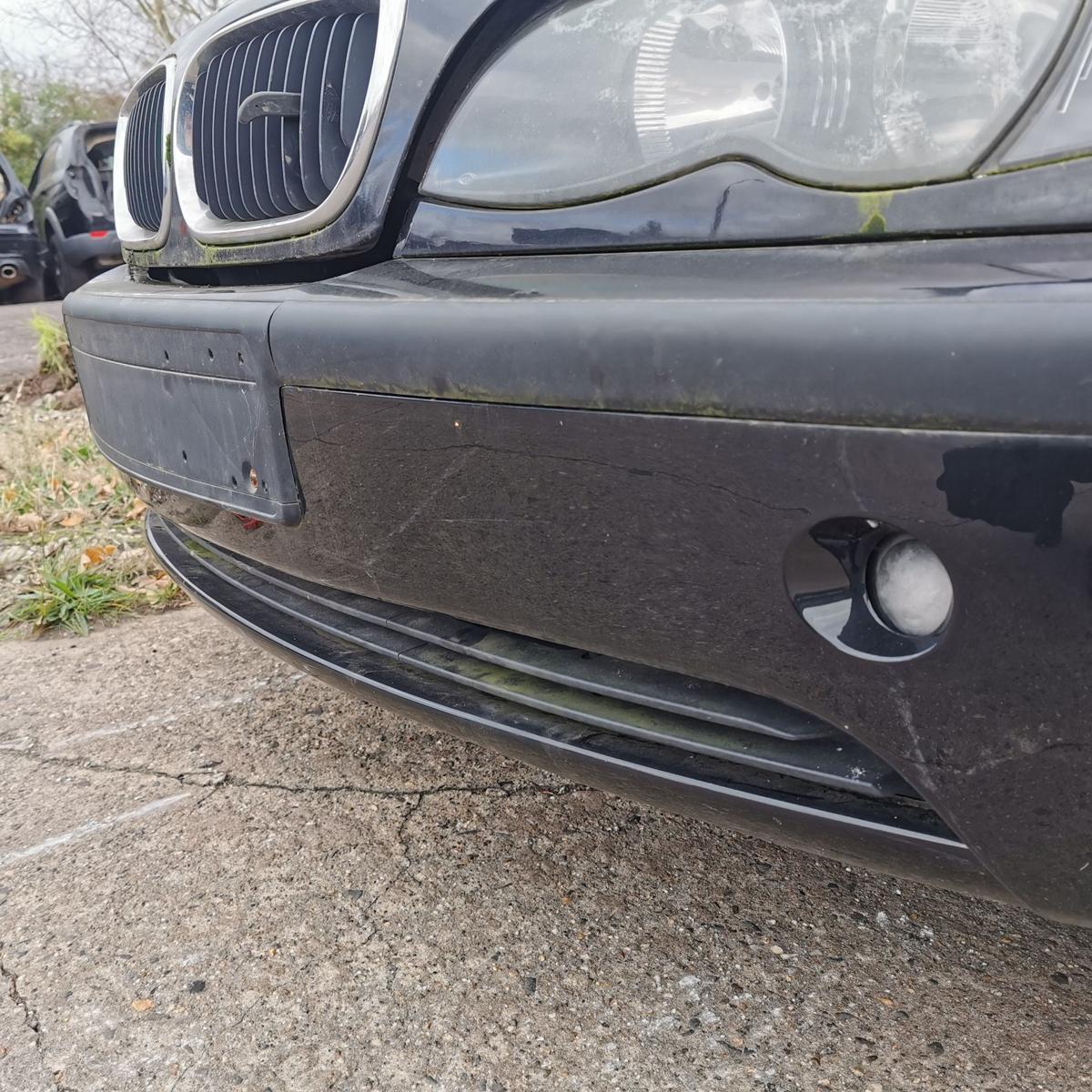 BMW 3er E46 Stossfänger Stoßstange Bumber vorn 475 Black Saphire Met