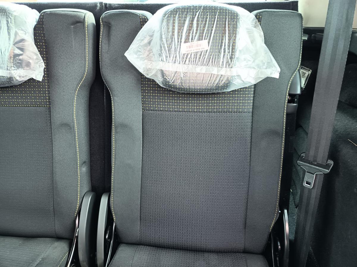 Renault Grand Scenic 3 original R&uuml;cksitze Reihe 3 komplett Stoff grau Bj 2009