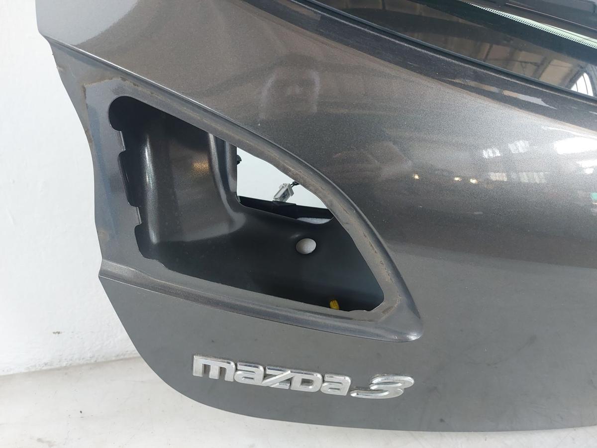 Mazda 3 BL Heckklappe mit Heckscheibe 5-t&uuml;rer Heckdeckel Kofferklappe graumet.
