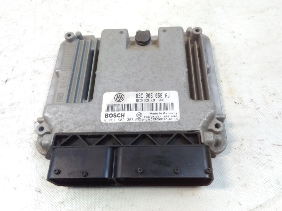 VW Golf Plus 5M orig Steuerger&auml;t Motor 03C906056AJ 0261S02068 1.4 FSI BLN BJ2006