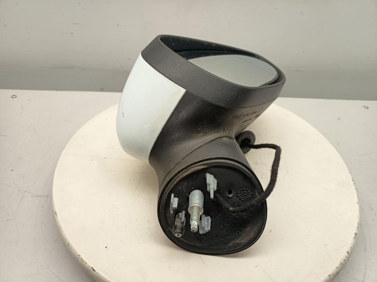 Ford Fiesta VI CCN JA8 orig elektrischer Au&szlig;enspiegel rechts Frost-Wei&szlig; Bj 2013