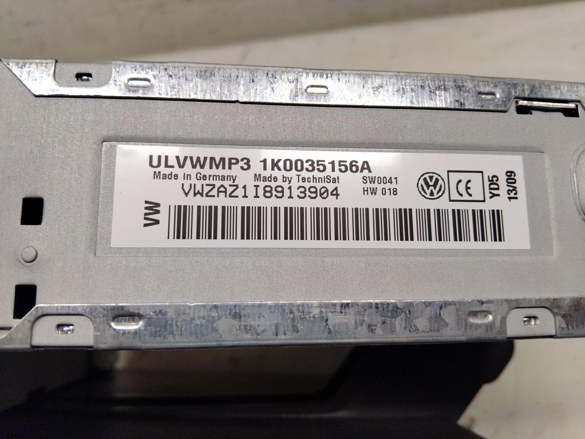 VW Golf 6 1K original Radio RCD210 1K0035156A VWAZ1I8913904 BJ2009