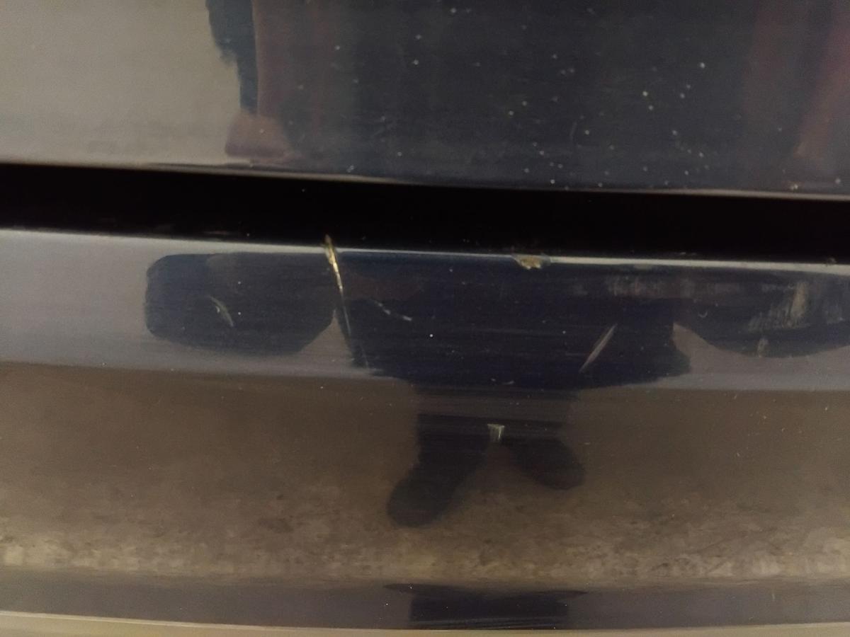 Ford Fiesta JA8 original Stossf&auml;nger Sto&szlig;stange hinten Atlantikblau BJ2011