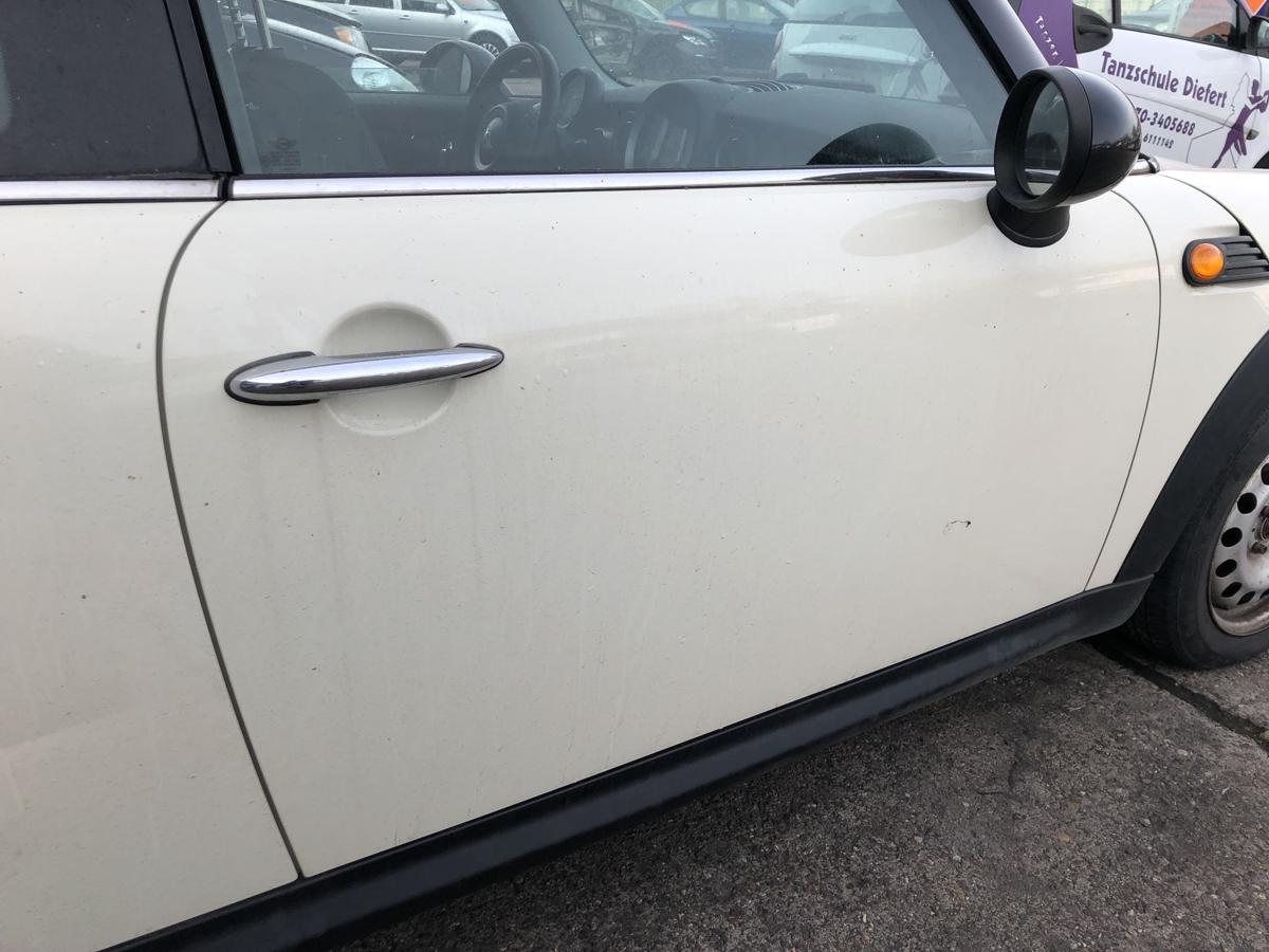 BMW Mini R56 Tür vorne rechts Brifahrertür Rohbau Pepper White