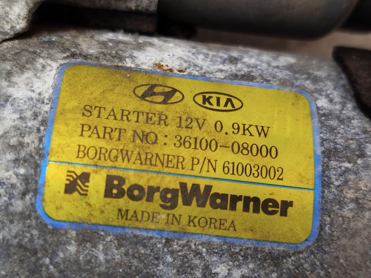 Hyundai i30 PD Mild Hybrid Anlasser Starter 1.0 88kw 48V OEM 36100-08000