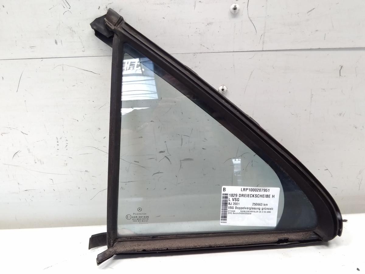 Mercedes S-Klasse W220 Dreieckscheibe T&uuml;r hinten links Doppelverglasung Bj.2001