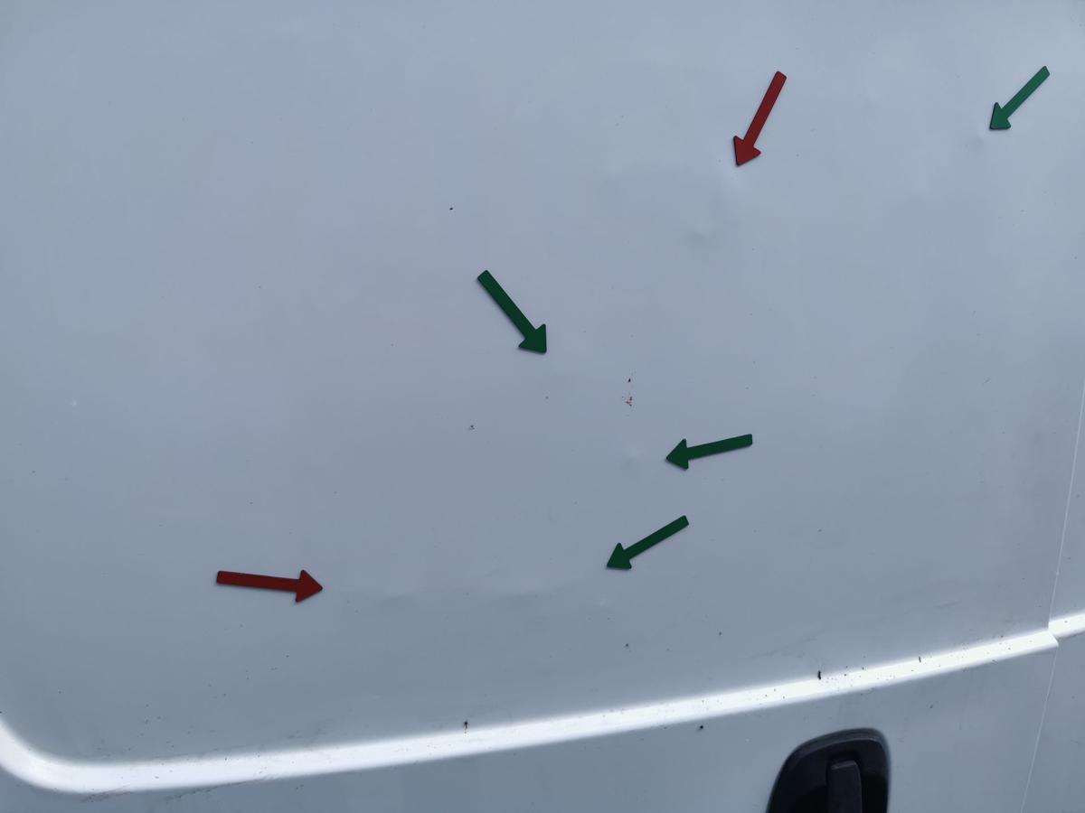 Peugeot Bipper A Heckflügeltür Flügeltür hinten rechts EWP WEISS BANQUISE TEXT