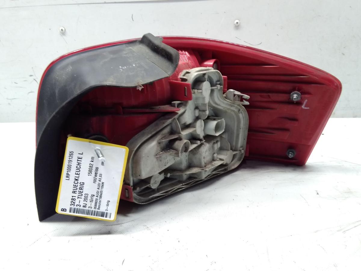Audi A3 8P original Rückleuchte Heckleuchte links 3-türig BJ2003
