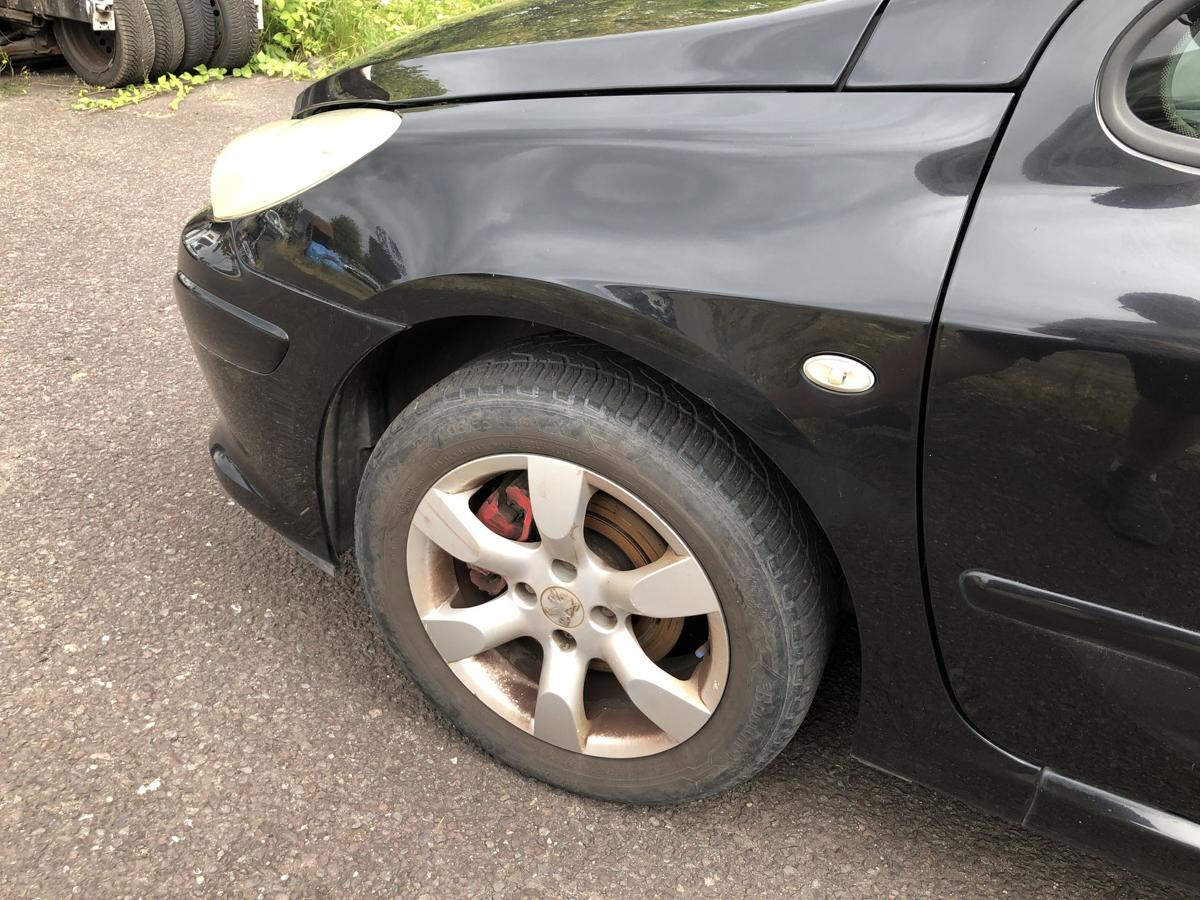 Peugeot 307 SW 3E 3H Kotfl&uuml;gel vorn links Seitenwand EXL Noir Obsidien Nacre