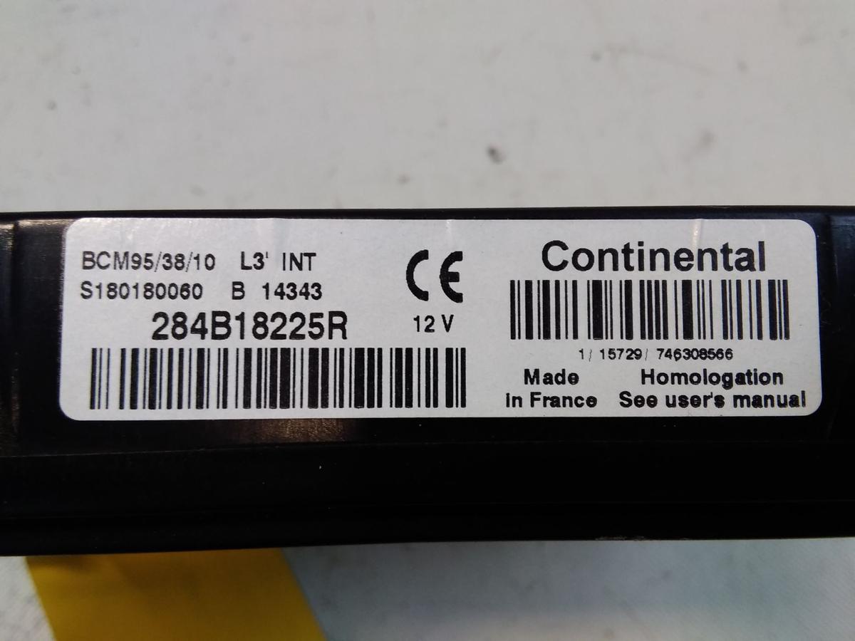 Renault Zoe original BCM Bordnetzsteuerger&auml;t 284B18225R Bj.2015