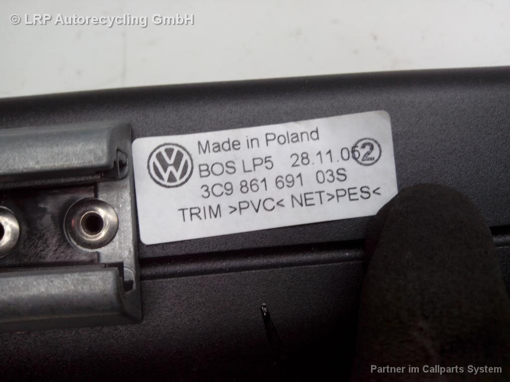 VW Passat 3C Kombi BJ2005 Trennetzrollo 3C9861691 03S