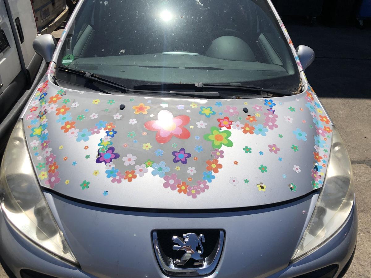 Peugeot 207 WA WC Motorhaube Haube Klappe Deckel vorn EZR Aluminiumgrau