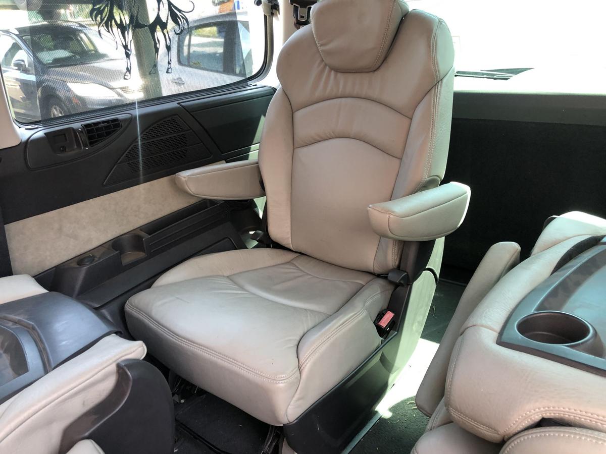 Peugeot 807 original Sitz hinten rechts Reihe 3 Fond Leder beige Bj 2004