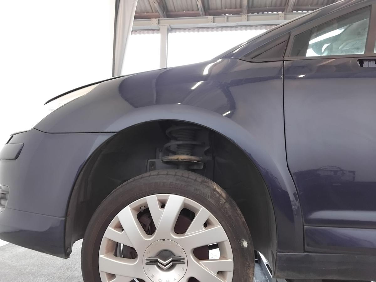 Citroen C4 original Kotfl&uuml;gel vorn links KPU Oriental Blau Metallic BJ2007