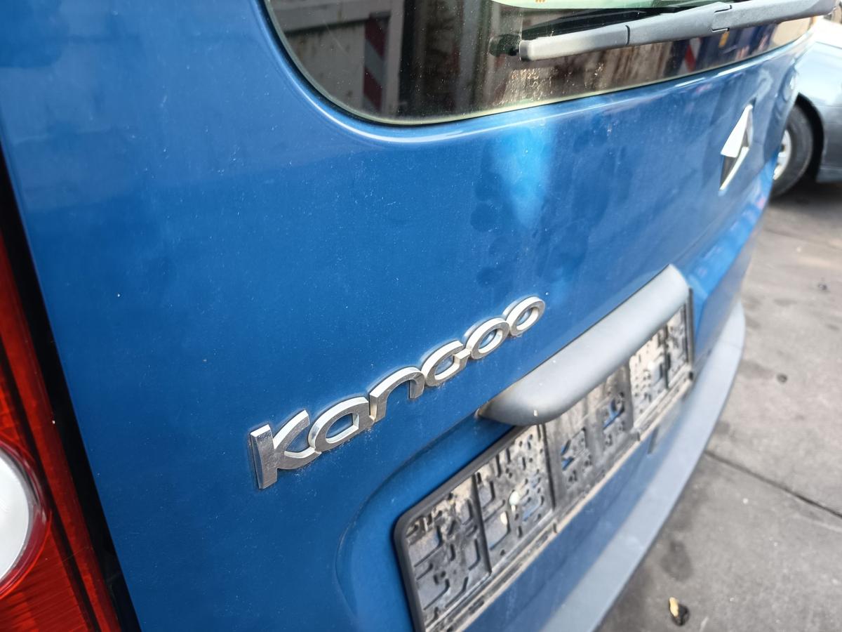 Renault Kangoo II original Heckklappe mit Scheibe KMOD Seladonblau Bj 2008