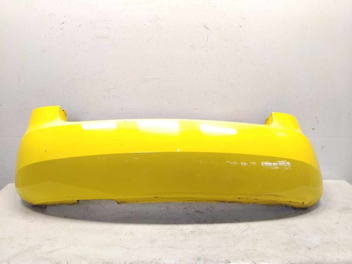 Skoda Fabia 2 original Stoßfänger Stoßstange hinten Limo Fließheck BJ2011 LF1F sprint yellow