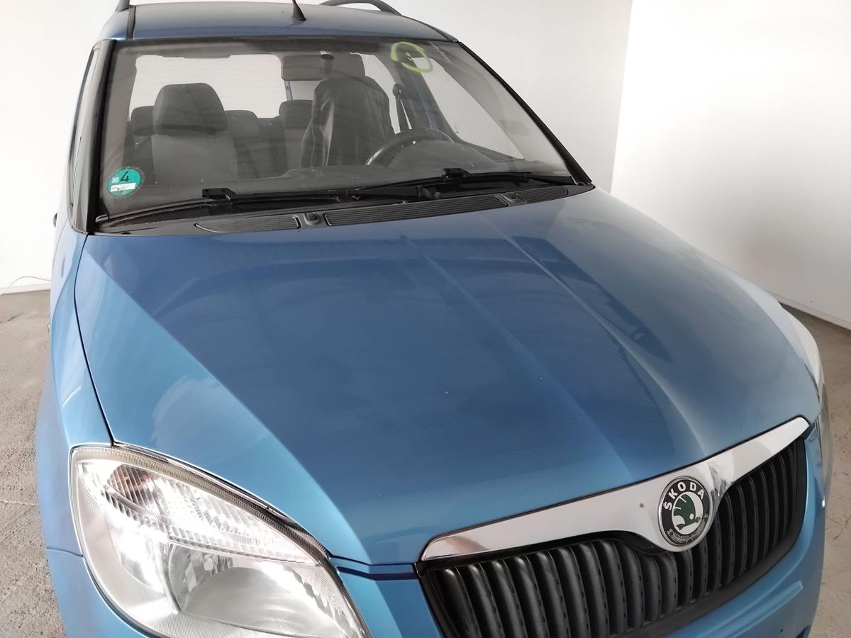 Skoda Roomster 5J orig. Motorhaube Deckel vorn LF5S Indigoblaumetallic BJ2009