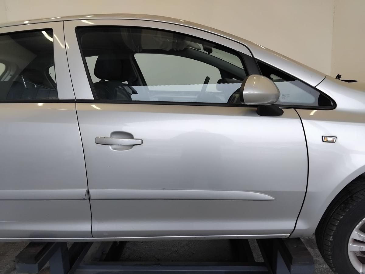 Opel Corsa D Tür vorn rechts Beifahrertür 5türig BJ2006 Z157 Starsilber III