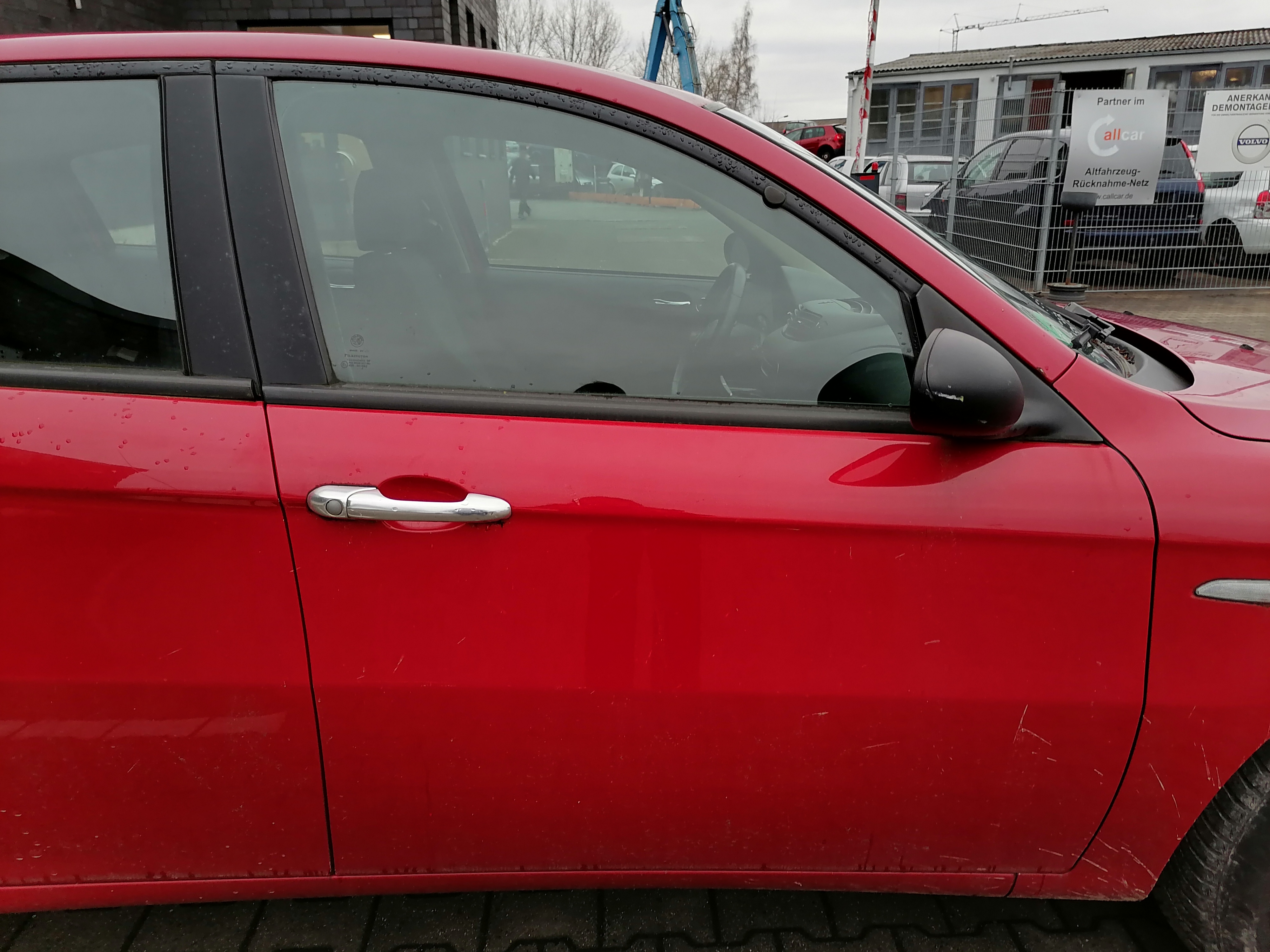 Alfa 147 06-10 Tür vorn rechts Beifahrertür Rot 5-türer