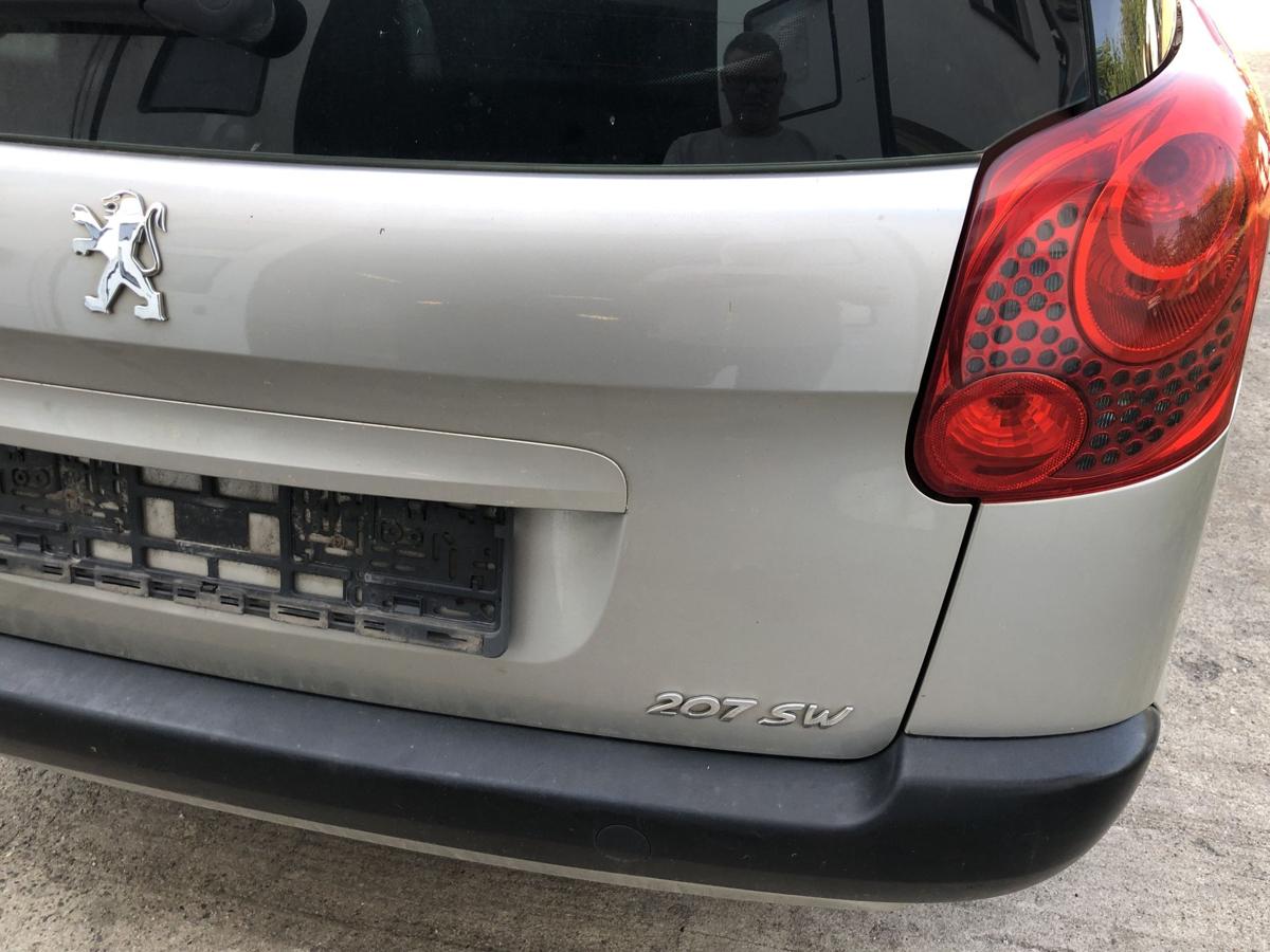 Peugeot 207 SW Typ WE Heckklappe mit fester Heckscheibe Kombi ETS Gris Cendre