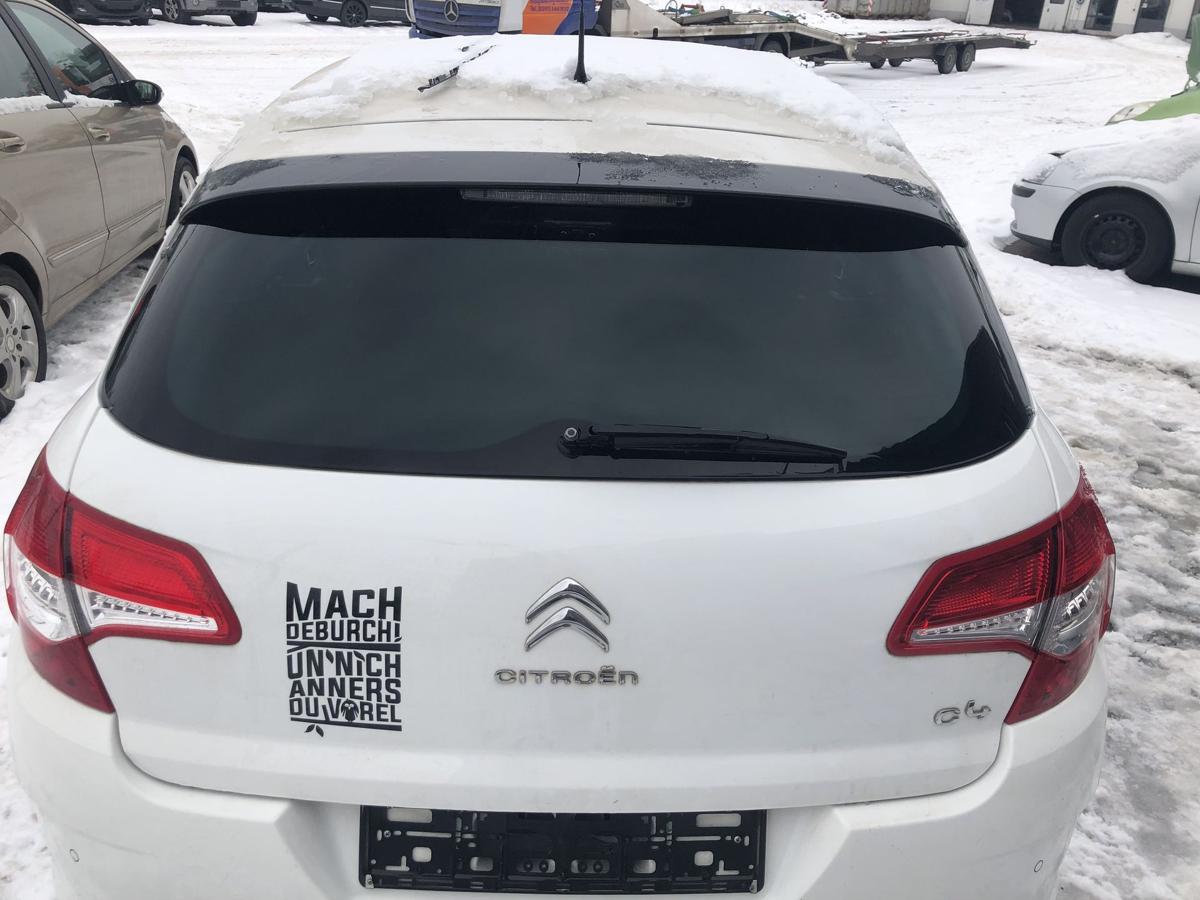 Citroen C4 II Typ N Heckklappe mit Heckscheibe im RohbauKofferklappe EWP weiss