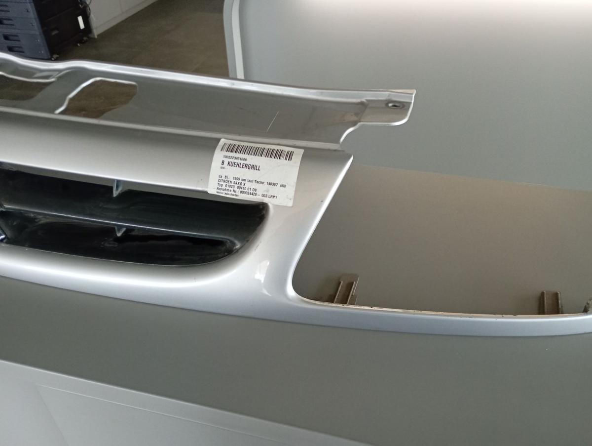 Citroen Saxo Grill K&uuml;hlergrill Silber lackiert BJ1999