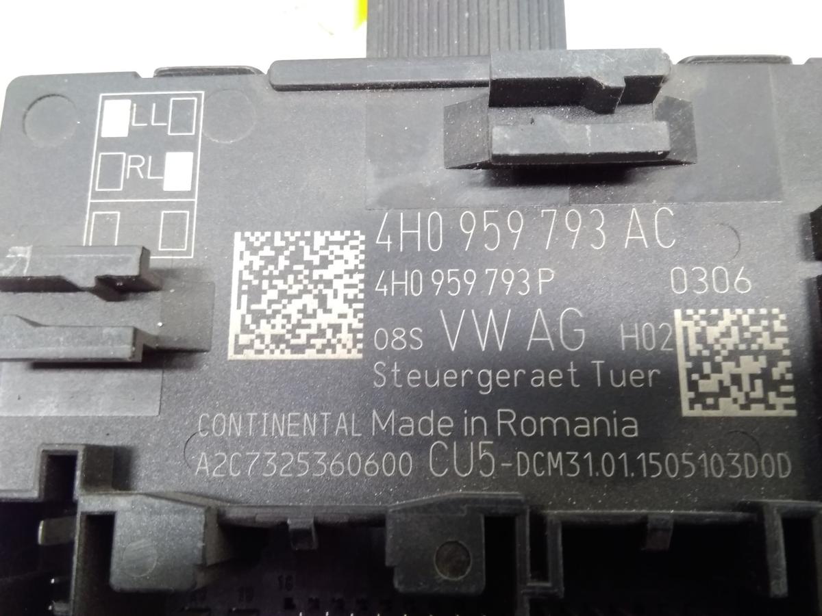 VW Touareg 2 7P original T&uuml;rsteuerger&auml;t vorn links 4H0959793AC Bj.2015