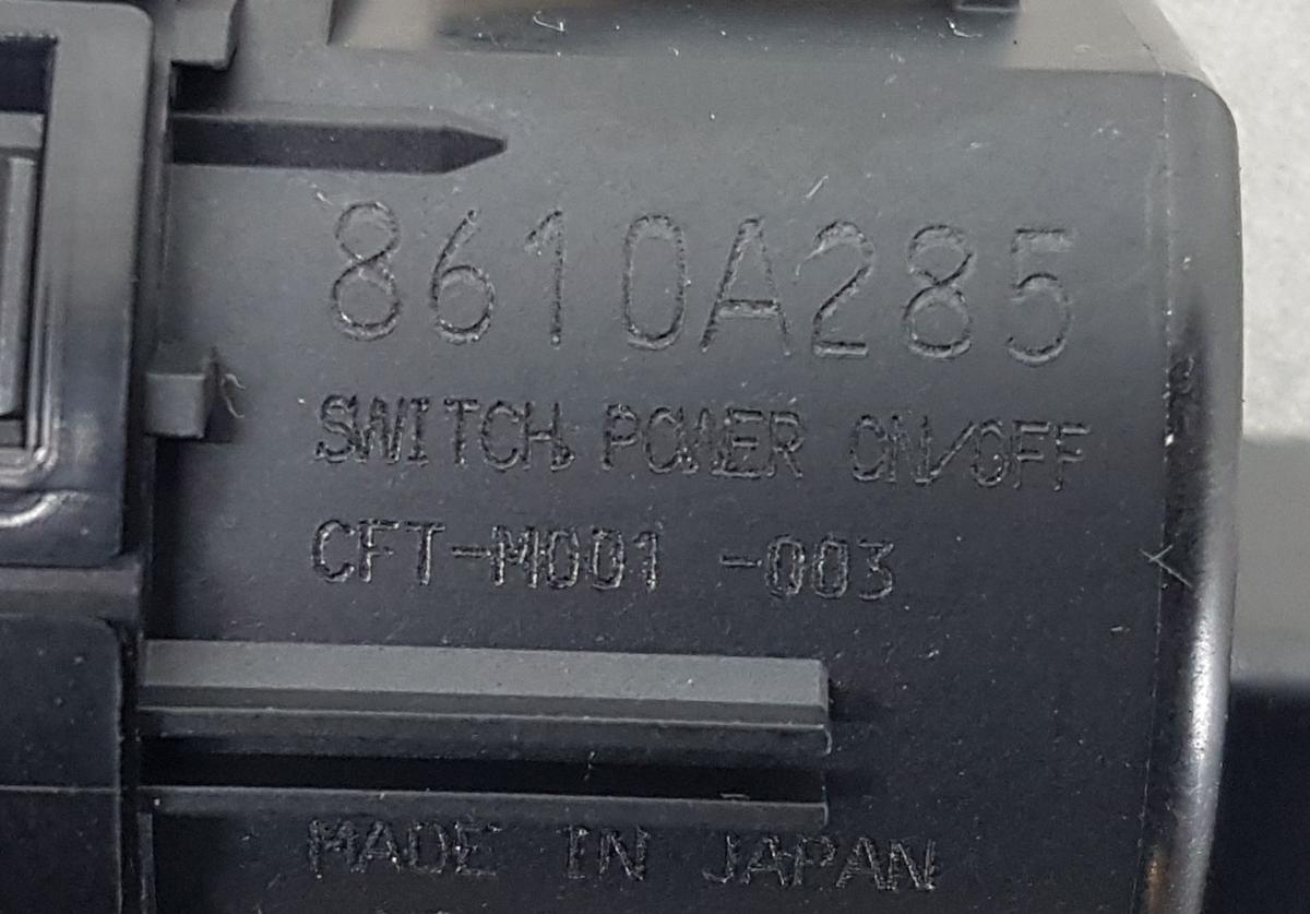 Mitsubishi Eclipse Cross Z&uuml;ndanlassschalter Z&uuml;ndtaster Bj23 8610A285 Switch ON