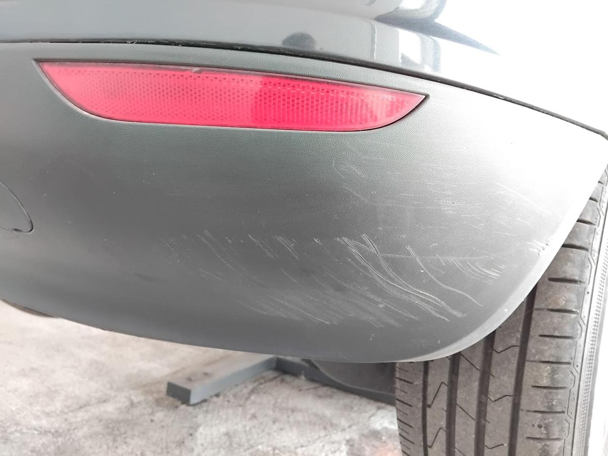 VW Golf Plus 5M original Stoßfänger Stoßstange hinten BJ2006 LC5F Bluegraphitmetallic