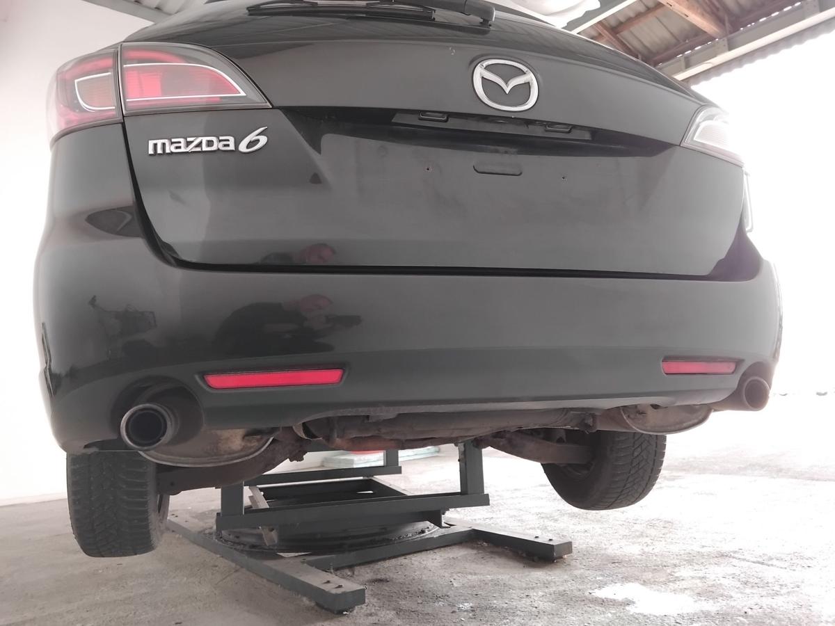 Mazda 6 II GH Kombi original Sto&szlig;f&auml;nger Sto&szlig;stange hinten BJ2010 35N sparkling black pearl
