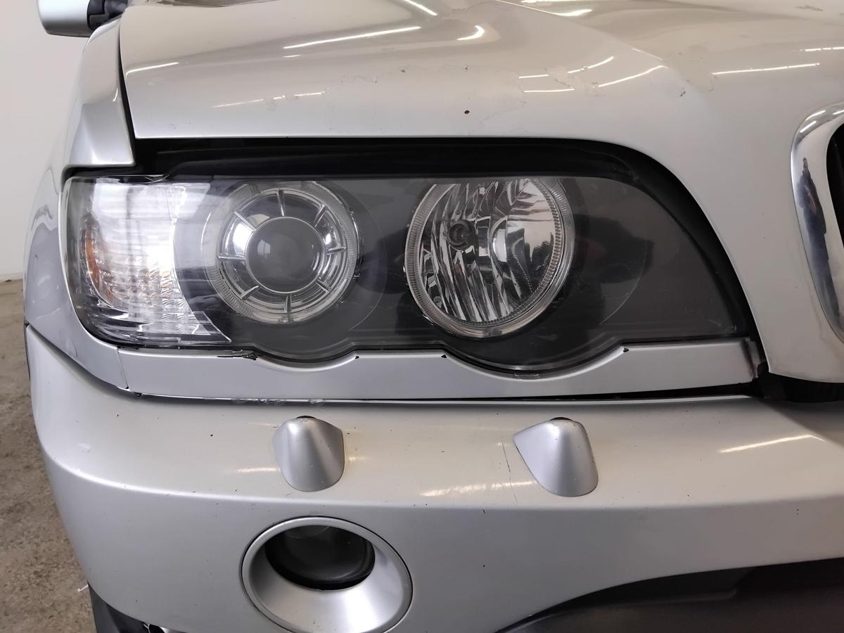 BMW X5 E53 Xenon Scheinwerfer rechts Depo schwarz BJ2000 Angel Eyes