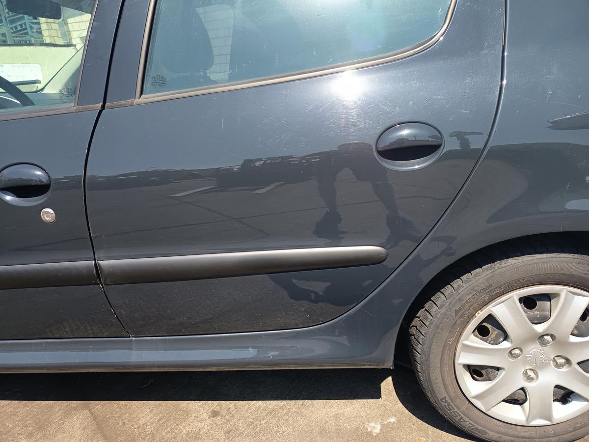 Peugeot 206+ orig Tür hinten links 5türer KTG Grau Hurricane Bj 2009