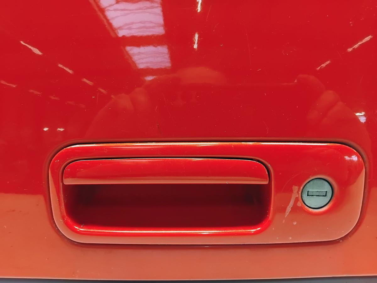 VW Lupo 6X original Heckklappe LP3G Flashrot mit Heckscheibe BJ1999