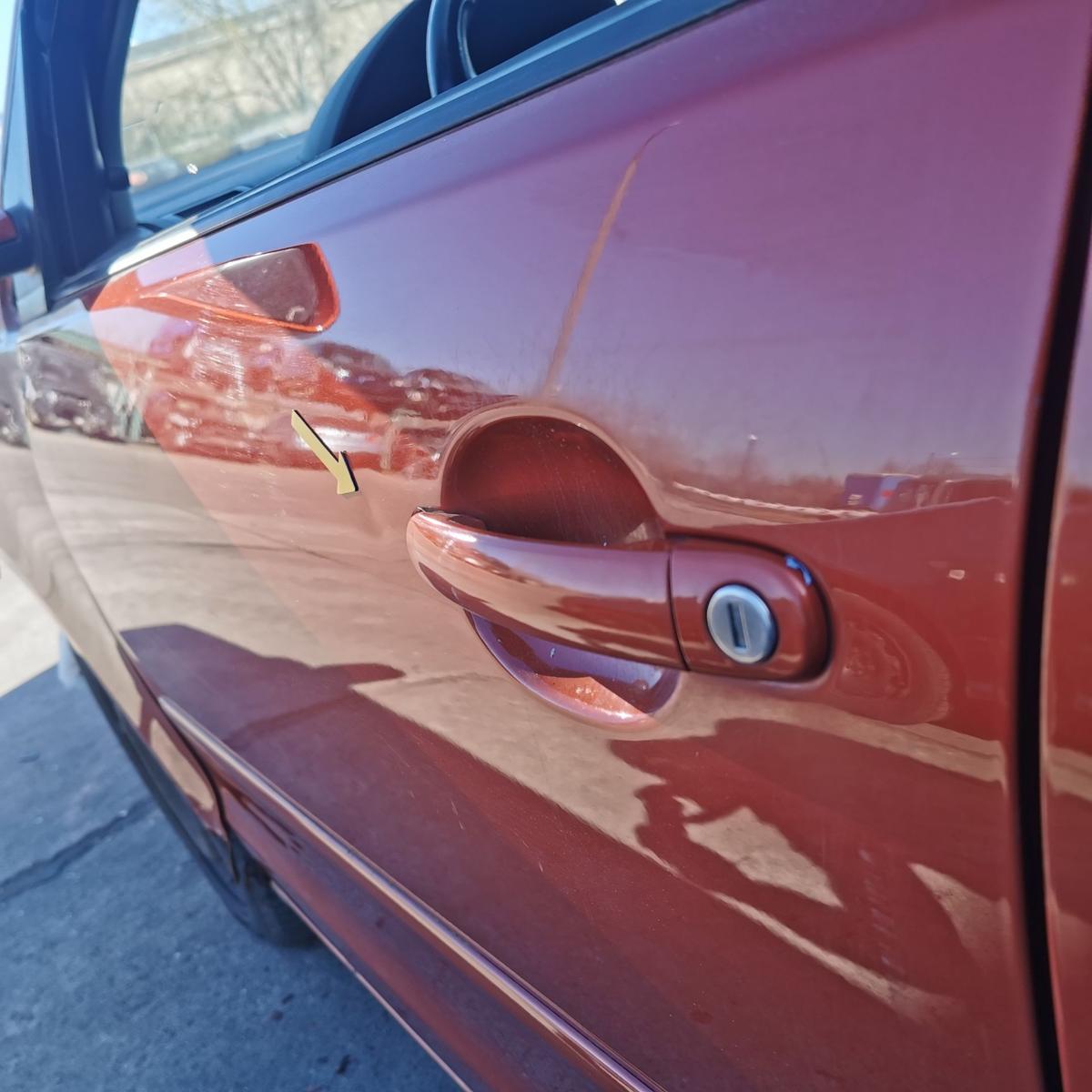VW Polo 9N3 Fahrertür Tür Autotür vorn links Rohbau 5 Türer LA2W Copper Orange