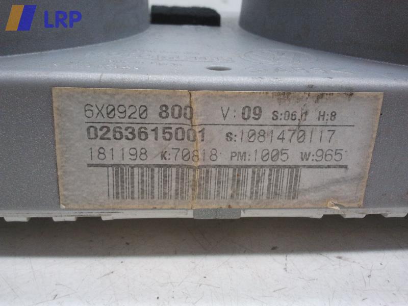 VW Lupo original Tacho Kombiinstrument 6X0920800 0263615001 BJ1999