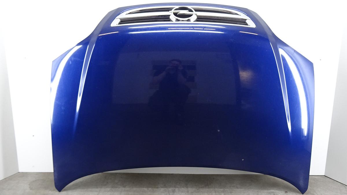 Opel Zafira A Bj2004 Motorhaube in blau inkl Grill Modell ab 2003