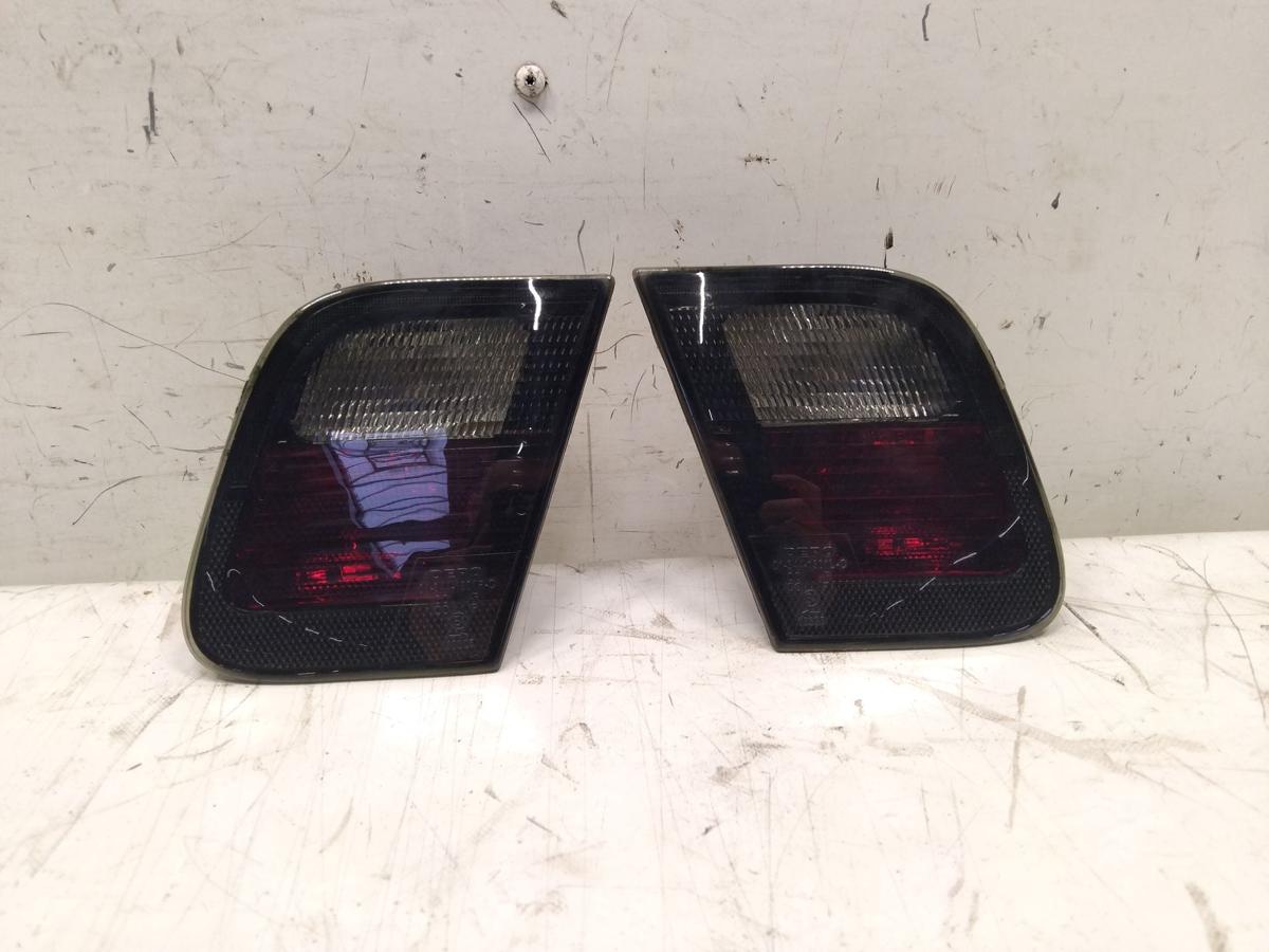 BMW E46 Limo Set Klarglas R&uuml;ckleuchten Kristall Schwarz Smoke Vorfacelift BJ2001