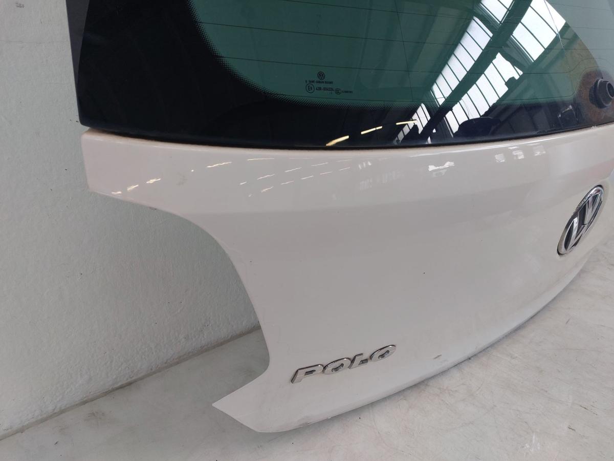 VW Polo 6R Style Heckklappe Kofferraumklappe Heckdeckel mit Schiebe LB9A weiss