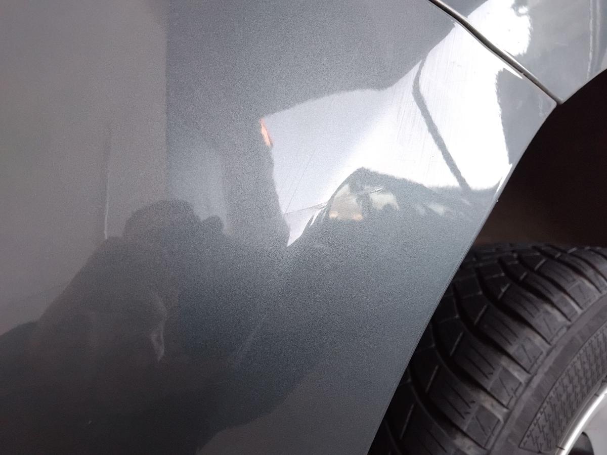 Nissan Micra 4 K13 original Sto&szlig;stange Sto&szlig;f&auml;nger hinten PDC BJ2013 FAA Greyish Green Pearl