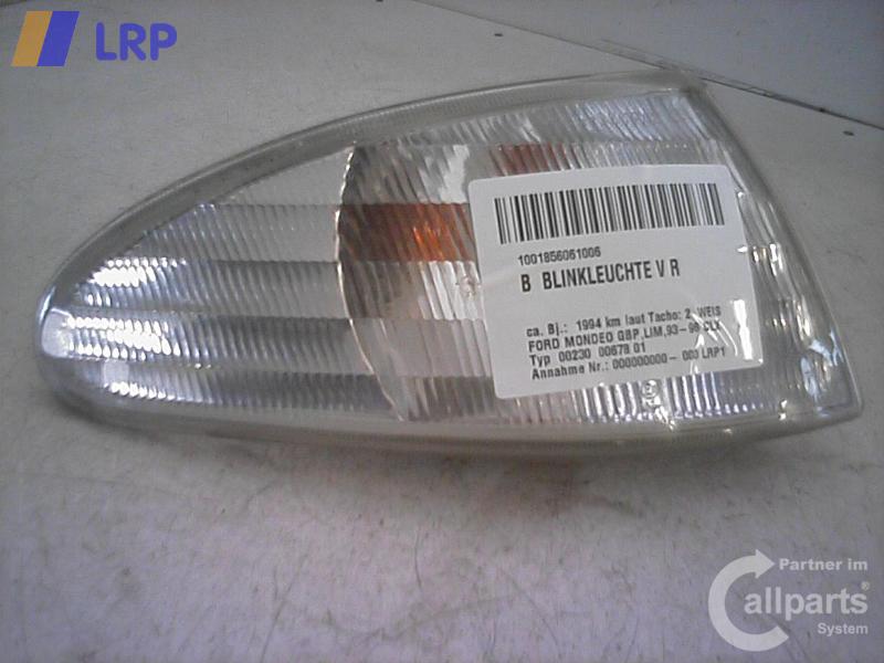 BLINKLEUCHTE RE; Blinker R; MONDEO GBP,LIM,93-96; GBP, 01/93-07/96 STUFEN/FLIESS; 93BG13368AB; 93BG13368AB