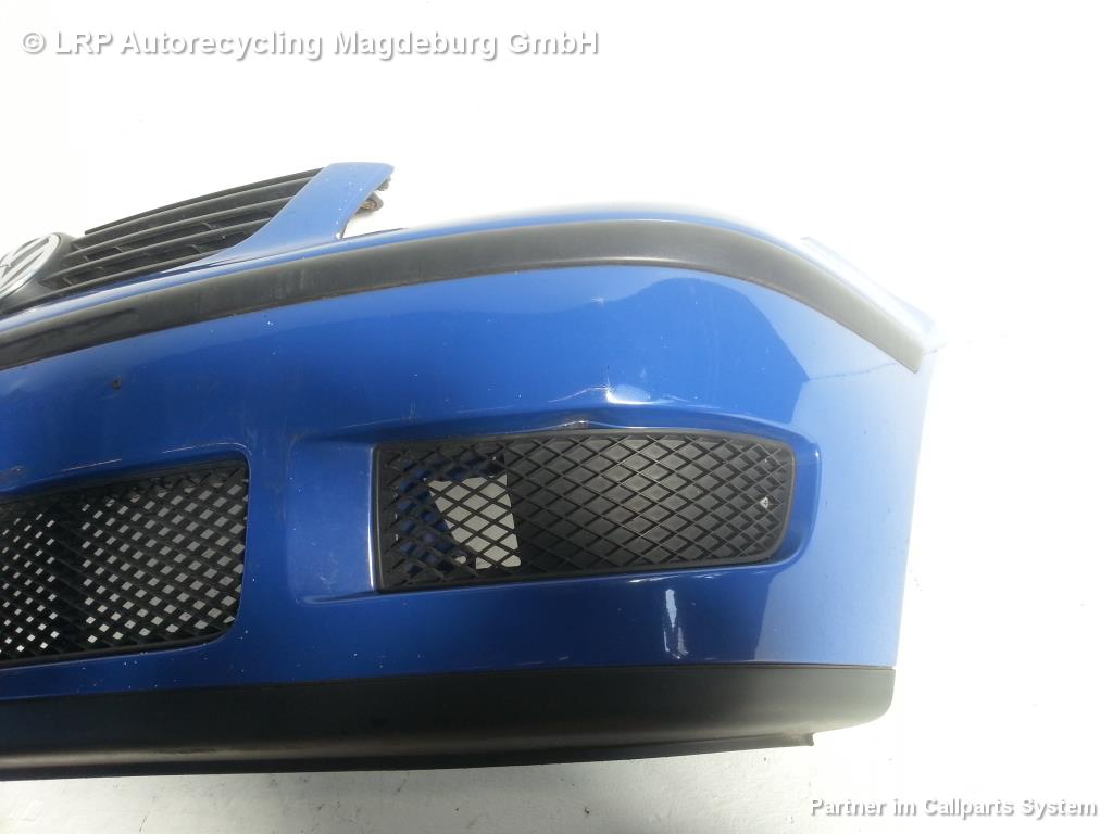 VW Polo 6N2 Stossfänger Stossstange Bumper vorn blau