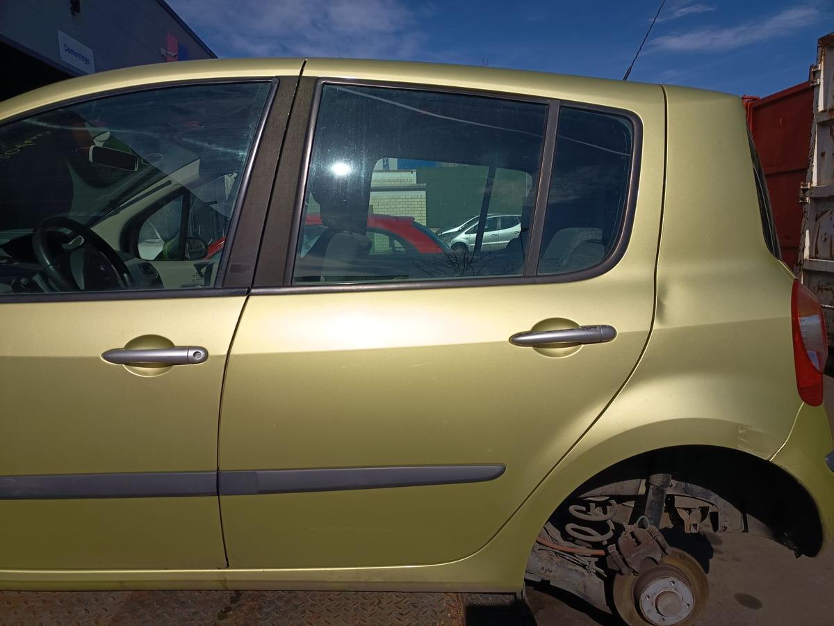 Renault Modus original T&uuml;r hinten links TED99 Gr&uuml;n Baujahr 2005