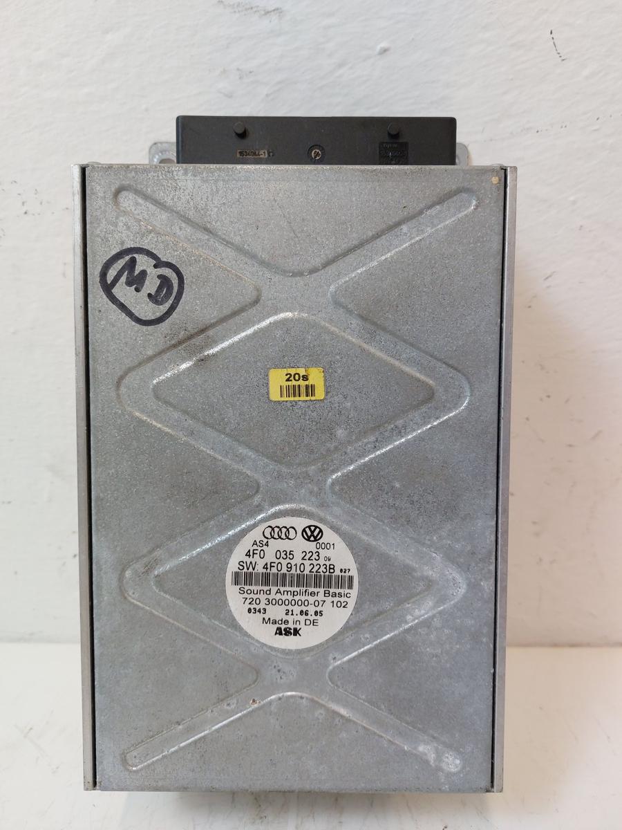 Audi A6 C6 4F Soundsystem Verst&auml;rker Amplifier Basic Vorverst&auml;rker Audio