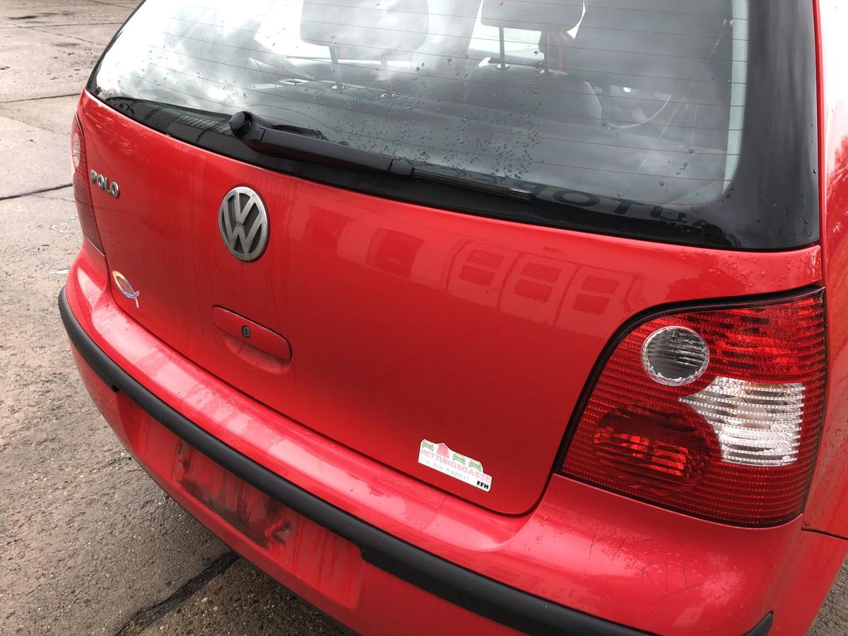 VW Polo 9N 9N1 Heckklappe Kofferraumklappe Heckdeckel LP3G Flashrot Rohbau